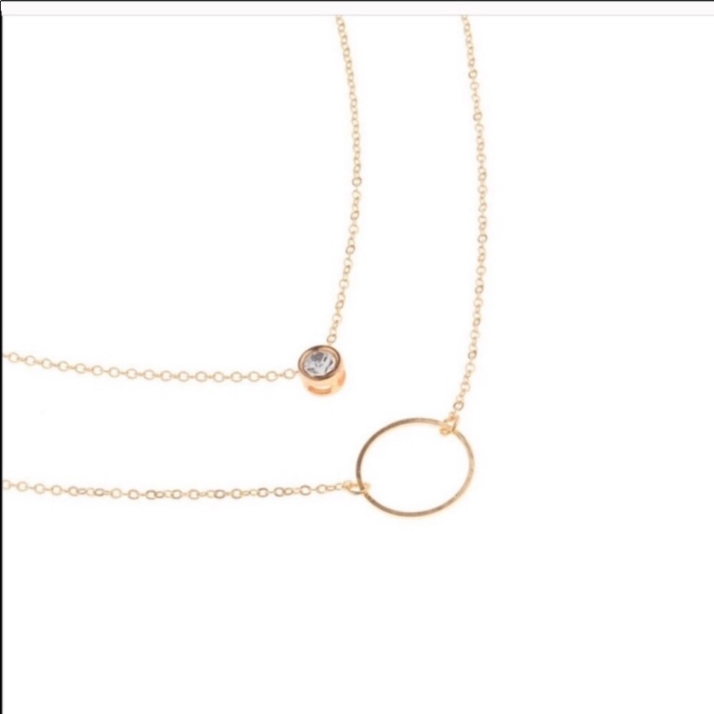 Double Layer Gold Necklace